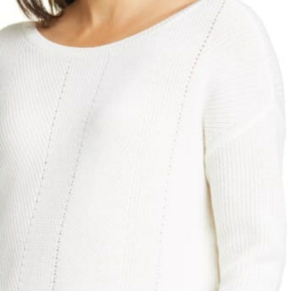 Eileen Fisher Bateau Neck Merino Wool Sweater - Picture 14 of 14